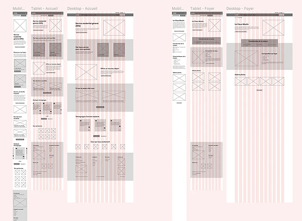 Screenshot of my wireframe